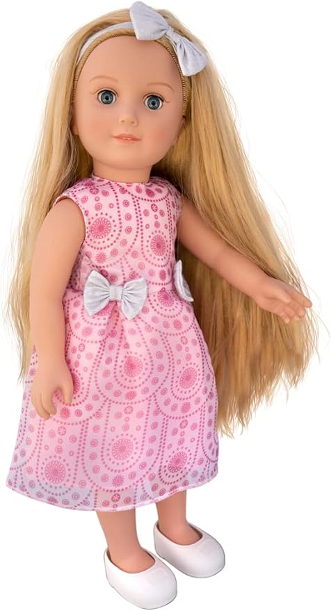 HAYATI GIRL DOLL SANDY L.HAIR HDRESS18IN - Marah Kids