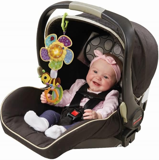 Vtech - Tug & Spin Busy Bee | Interactive & Developmental Toy with Sounds and Music | For Boys & Girls, Suitable for Ages 3 Months+ - Marah Kids
