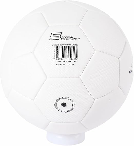 Lamborghini 5 Machine Sewing Pvc Soccer Ball - White - Marah Kids