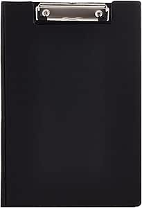 MAXI PP DOUBLE CLIPBOARD F/S BLACK