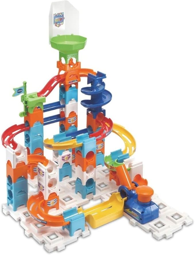 Buy VTech Marble Rush Spiral City | 62-Piece Construction Track Set, 4 ...