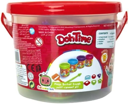 DOHTIME COCOMELON MEGA DOUGH BUCKET - Marah Kids