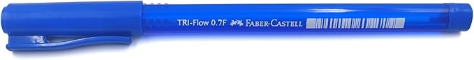FABER CASTELL TRIFLOW BALL PEN 0.7MM JAR OF 25PC BLUE - Marah Kids
