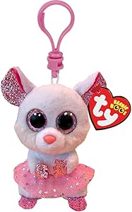 BEANIE BOOS MOUSE NINA BALERINA CLIP 3IN - Marah Kids