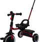 Lovely Baby Tricycle with Adjustable Handle - Red - Marah Kids