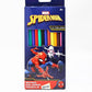 DISNEY SPIDER-MAN 12 COLORED PENCIL