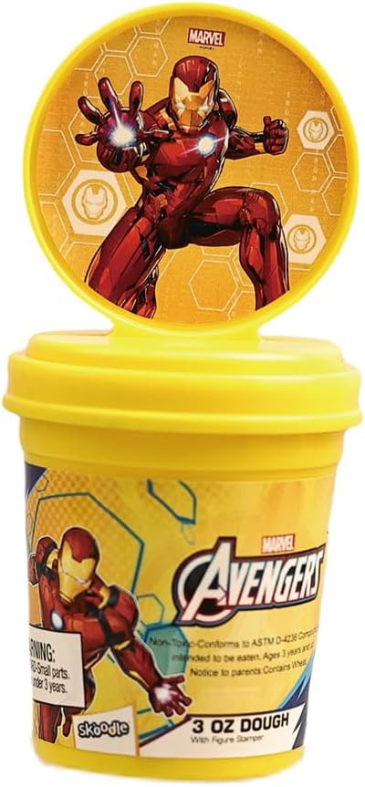 Disney Iron Man 3Oz Dough With Figure Stamper