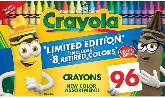 Crayola Classic & Limited Edition Crayons, 96 Crayons