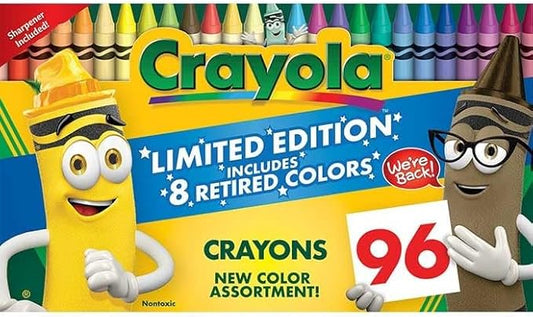 Crayola Classic & Limited Edition Crayons, 96 Crayons