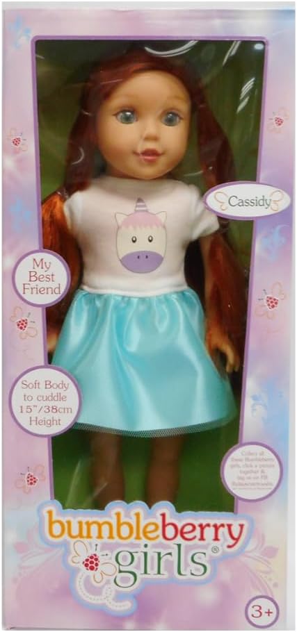 Lotus - Bumbleberry - Miss Cassidy 15" - Soft Bodied Doll | Huggable Doll for Girls - Marah Kids