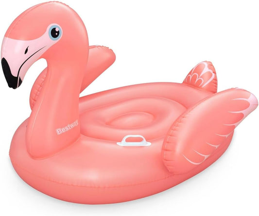 BWSUM BESTWAY RIDER FANCY FLAMINGO 138X107 - Marah Kids
