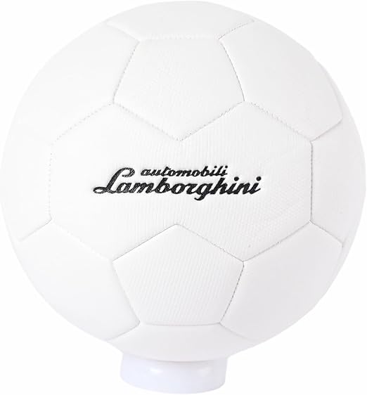 Lamborghini 5 Machine Sewing Pvc Soccer Ball - White - Marah Kids