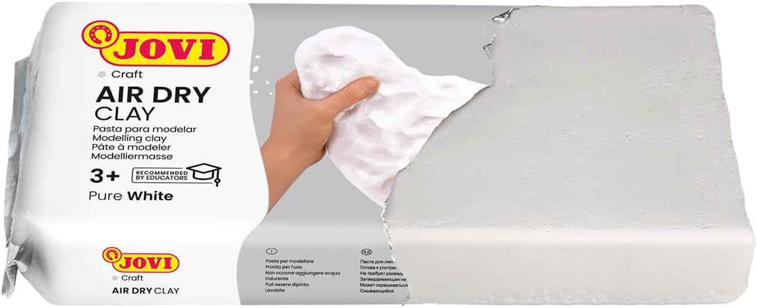 JOVI AIR HARDENING CLAY 500GM WHITE - Marah Kids