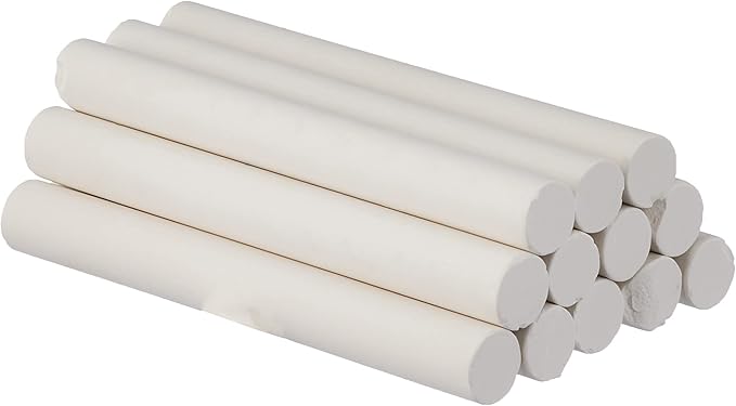 Crayola Anti-Dust White Chalk 12 Count (Pack Of 1) | Smooth Texture Makes Writing & Drawing On Blackboards Easy