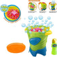 Power Joy Bubble Fun Bubble Fountain Lights Up With 4oz Bubble Solution, Battery Operated - Marah Kids