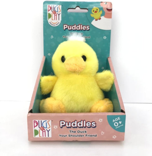 Pugs At Play Shoulder Buddy Puddles 4-Inch