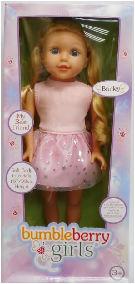 Lotus - Bumbleberry - Miss Brinley 15" - Soft Bodied Doll | Huggable Doll for Girls - Marah Kids