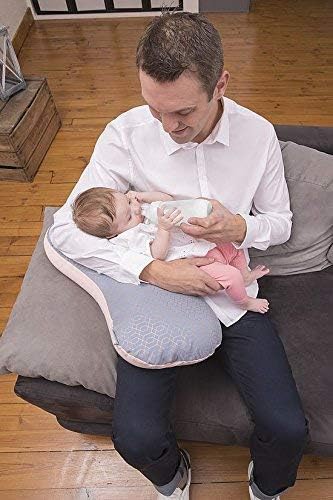 Babymoov - 2 In 1 Ergonomically Designed Maternity & Nursing Pillow - Pink - Marah Kids