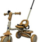 Lovely Baby Tricycle with Adjustable Handle - Yellow - Marah Kids