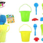 Summerz Bucket 6pieces 2Asst. - Marah Kids
