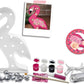 Sew Star - طقم تزيين أضواء الخيط LED الخاص بك - فلامنجو