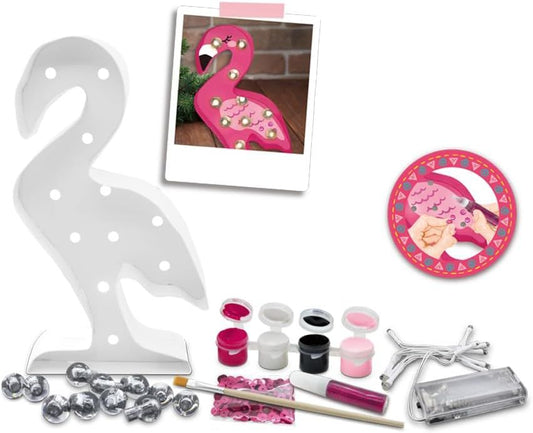 Sew Star - طقم تزيين أضواء الخيط LED الخاص بك - فلامنجو