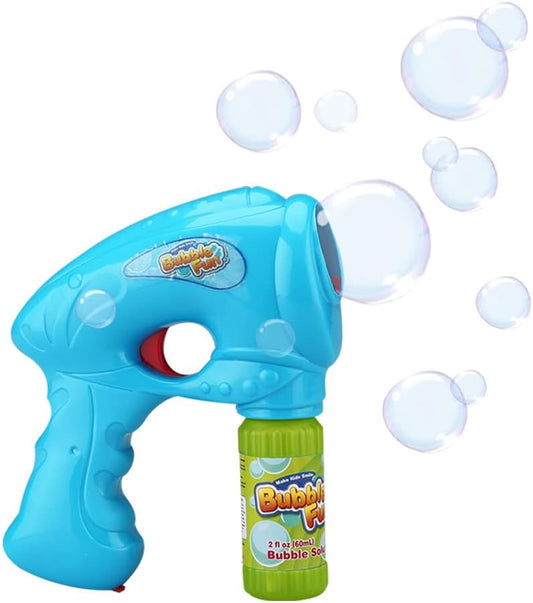 Power Joy Bubble Gun with Lights Battery Operated - Marah Kids