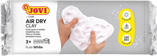 JOVI AIR HARDENING CLAY 500GM WHITE - Marah Kids