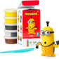 Hey Clay - Minions Kevin Colourful modelling air - dry clay, 5 cans with fun interactive app for kids 3 years +. - Marah Kids