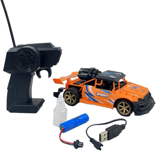 D - Power 1:18 R/C 4WD 27Mhz Spray Runner Car Remote Control Sand Monster Four Wheel Drive Rock Climber High - Speed – Orange | Ages 6+ up - Marah Kids