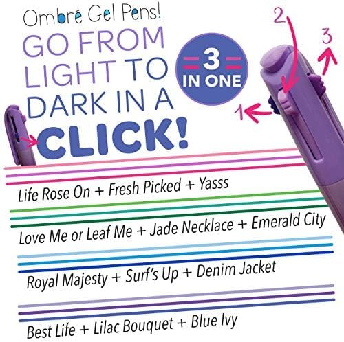 Crayola Take Note Washable Gel Pens, Ombre, 4 Count - Marah Kids