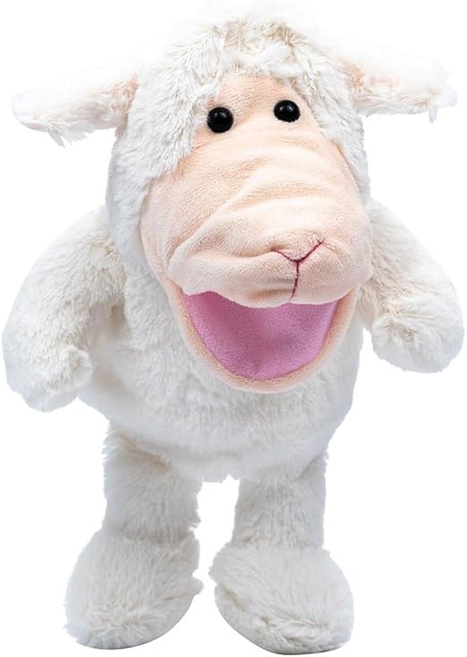 PUGS AT PLAY PUPPET LAMB 12IN BO - Marah Kids