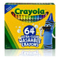 Crayola Ultra - clean washable crayons, 64 count | kids ages 3 and up - Marah Kids