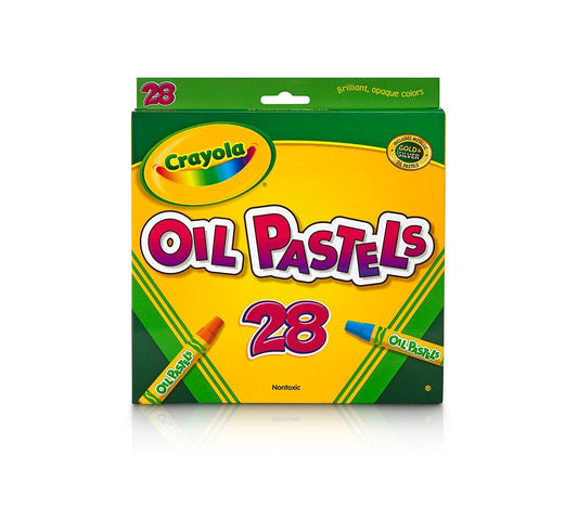 Crayola Oil Pastels,28 Ct Sticks | Features 28 Oil Pastels in unique, vibrant colors Ideal for ages 4 & up. - Marah Kids