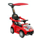 Lovely Baby Push Ride-On Car with Canopy-Red, Purple & Yellow - Marah Kids