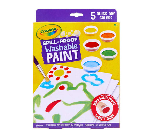 Crayola - Spill - Proof Washable Paints Sets - Marah Kids