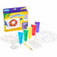 Crayola - Whipped Paint Kit, 15 Changeable Pints tips, 3 Unique Style ( Multicolour) 5+| LESS - MESS PAINTING | 3D ART | GIFT FOR BOYS & GIRLS Ages 5+ - Marah Kids