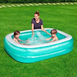 BESTWAY Pool Blue Rectangular 201X150X51 - Marah Kids