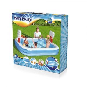 BESTWAY Play Pool Basketball 251X168X102 - Marah Kids