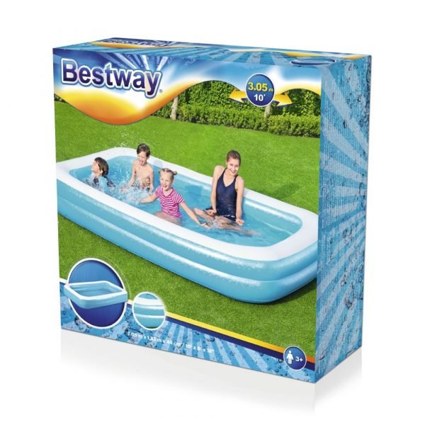 BESTWAY Family Pool Rectangular 305X183X46 - Marah Kids