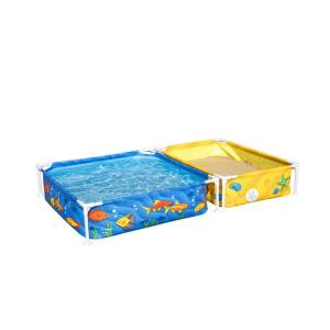 حوض سباحة بإطار وحفرة رملية من Bestway مقاس 213×122×305 سم