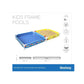 حوض سباحة بإطار وحفرة رملية من Bestway مقاس 213×122×305 سم