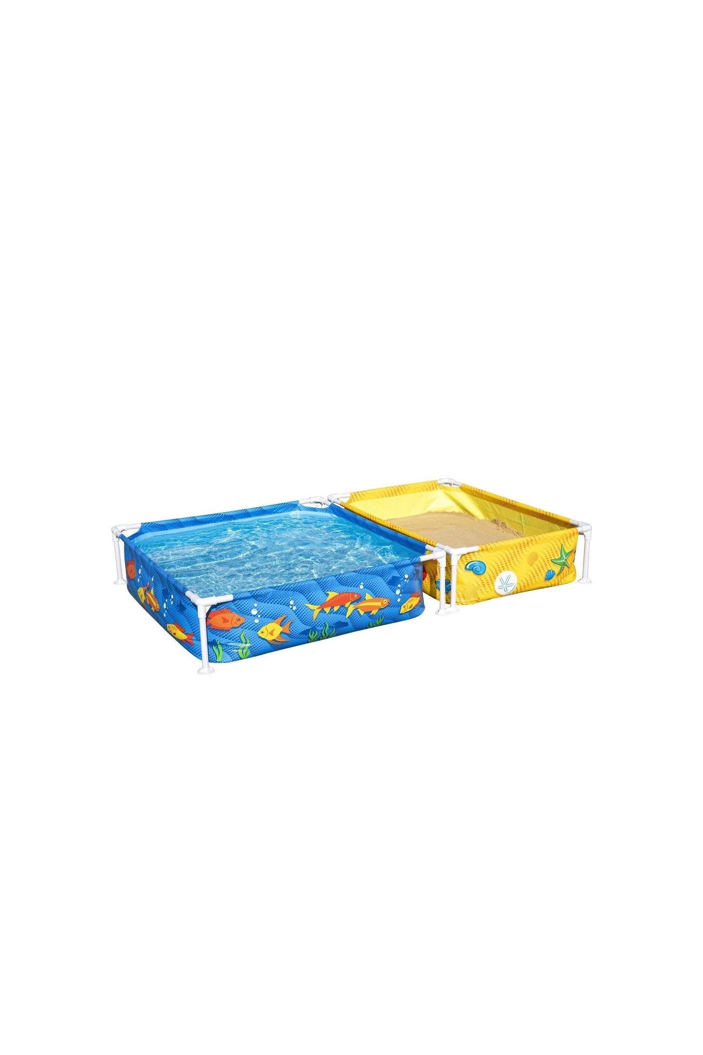حوض سباحة بإطار وحفرة رملية من Bestway مقاس 213×122×305 سم
