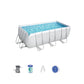 Bestway Pool set Rectangular 412 X 201 X 122 Cm