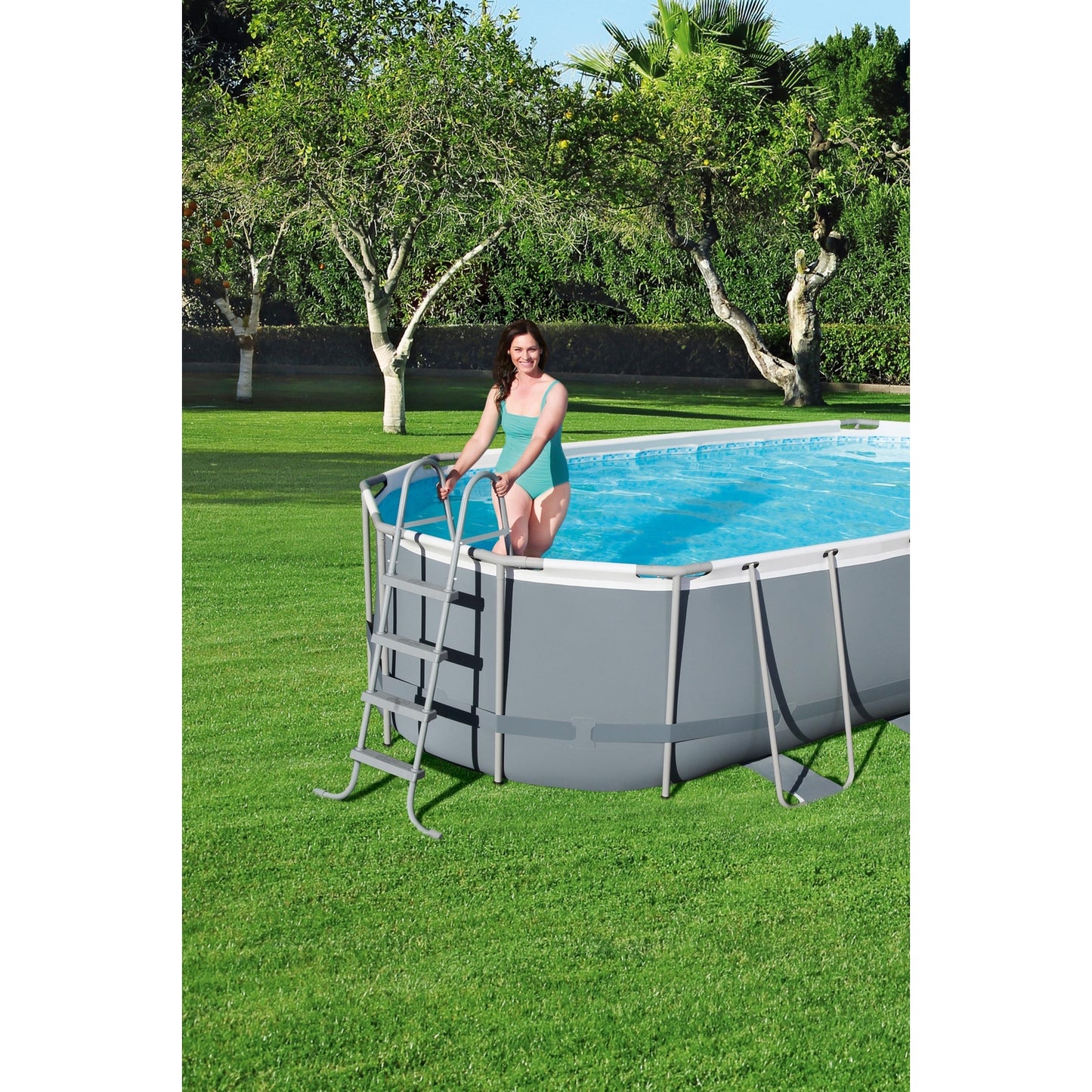Bestway Pool Steel Power Oval 549X274X122