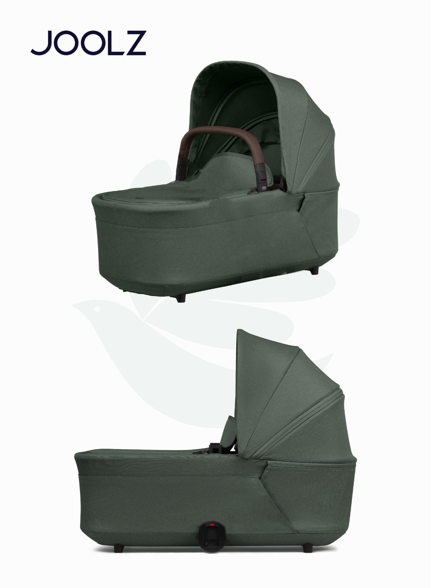 Joolz Hub² Carrycot Lightweight Foldable Bassinet – Forest Green - Marah Kids