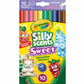Crayola - Silly Scents Slim Scented Washable Markers | 10 Aromatic Markers for Kids' Artwork - Scribble and Sniff, Drawing Fun | Non - Toxic, Suitable for Ages 3+ - Marah Kids