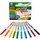 Crayola 10 Ct Slim Dry - Erase Markers, Washable - Marah Kids