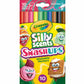 Crayola 10 Ct Silly Scents Smash Ups, Slim Washable Markers - Marah Kids