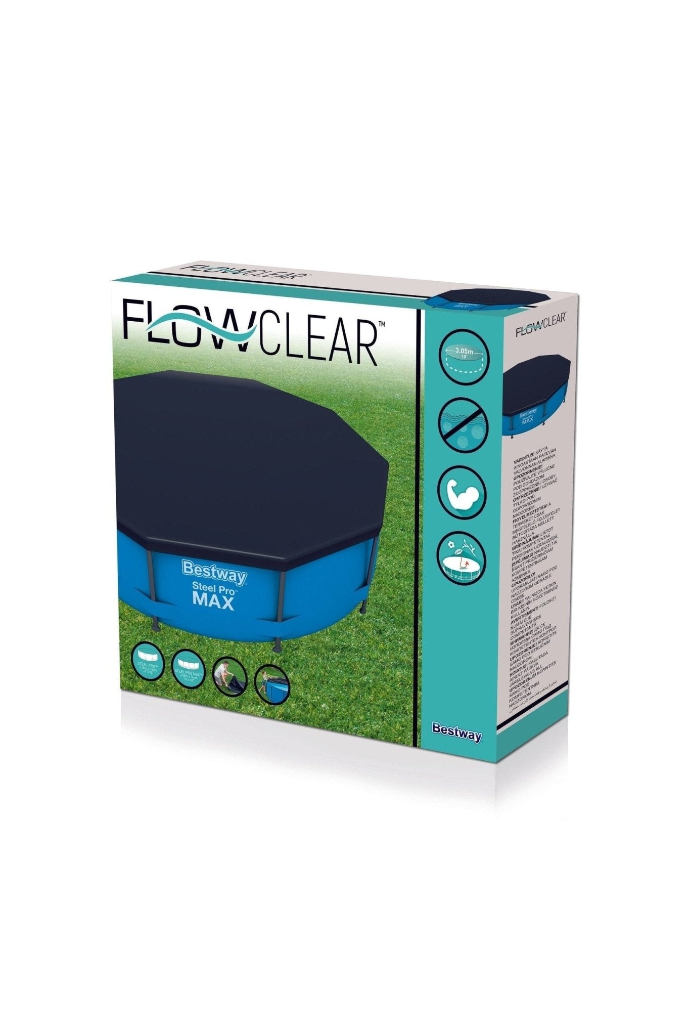 Bestway Pool Cover Steel 3.05M - Marah Kids